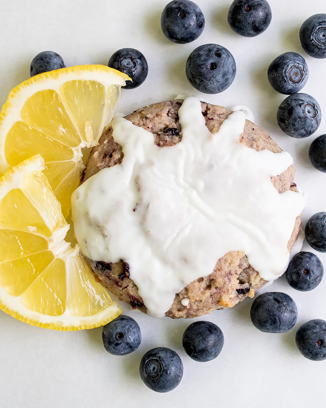 Lemon-Blueberry Loaf Cookie