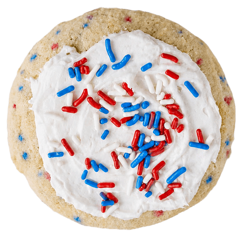 USA Birthday Cake Cookie